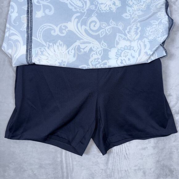 Chico's Zenergy Neema Side Pocket Skort Size 2.5 (Size L) Navy Blue Floral - Picture 5 of 11